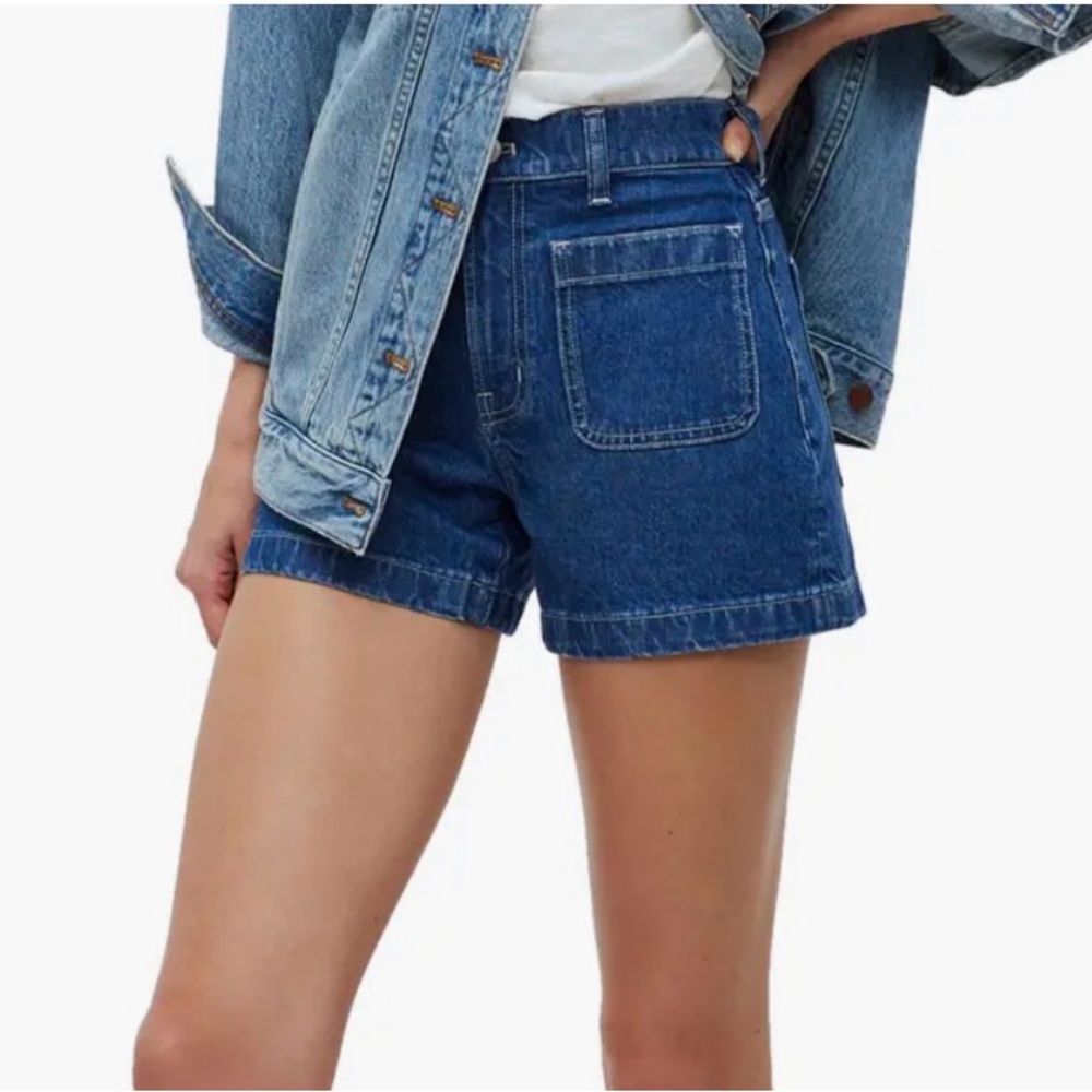 Madewell The Sailor High Rise denim shorts